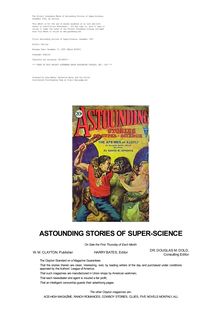 Astounding Stories of Super-Science, December 1930