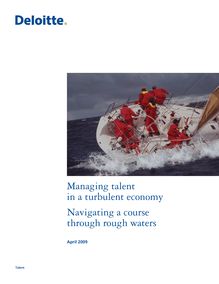 Managing talent in a turbulent economy: Part2