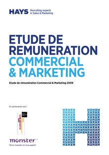 ETUDE DE REMUNERATION COMMERCIAL & MARKETING