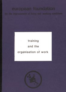 Training and the organization of work