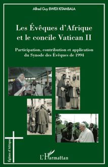 Les Evêques d Afrique et le concile Vatican II