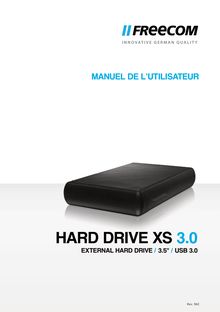 Notice Disque dur externe Freecom  Hard Drive XS 3.0
