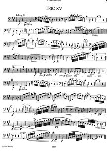 Partition de violoncelle, 3 Piano Trios, Hob.XV:9-10 (Op.27) par Joseph Haydn