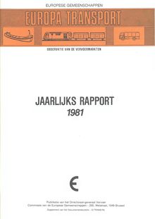 Jaarlijks rapport 1981