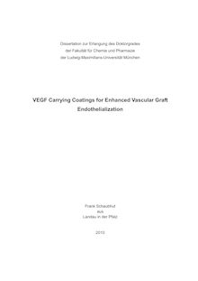 VEGF carrying coatings for enhanced vascular graft endothelialization [Elektronische Ressource] / Frank Schaubhut