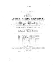Partition complète, Prelude et Fugue en E♭ major, St. Anne, Bach, Johann Sebastian