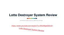 Lotto Destroyer System Review