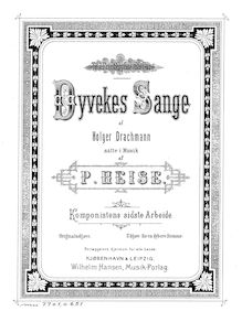 Partition complète (original), Dyvekes Sange, Dyvekes Sange af Holger Drachmann