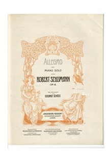 Partition complète, Allegro Op.8, b minor, Schumann, Robert par Robert Schumann