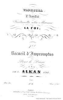 Partition Premiere Recueil d Impromptus (Op.32 No.1) - partition complète, Recueil d Impromptus Op.32 No.1 et No.2