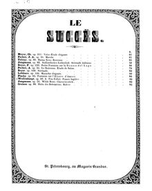Partition , Feu follet, 10 Morceaux pour le piano, Wollenhaupt, Hermann Adolf
