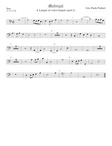 Partition viole de basse, Madrigali a 5 voci, Nodari, Giovanni Paolo par Giovanni Paolo Nodari