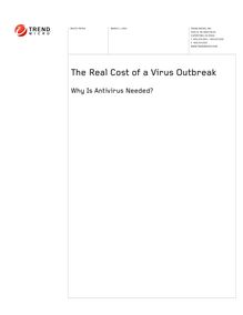 The Real Cost of a Virus Outbreak