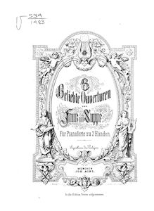 Partition complète, Paragraf drei, Grosse Oper in drei Akten, Suppé, Franz von