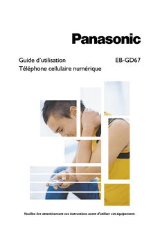 Notice Téléphone portable Panasonic Global  GD68