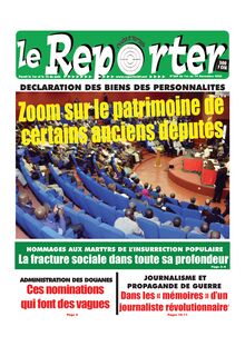 Le Reporter n°369 - du 1er au 14 novembre 2023