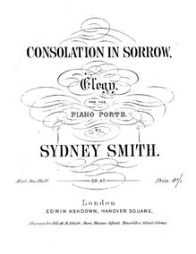 Partition complète, Consolation en Sorrow, Elegy, Smith, Sydney