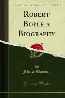 Robert Boyle a Biography