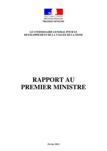 Commissaire général pour le développement de la Vallée de la Seine - Rapport au Premier ministre