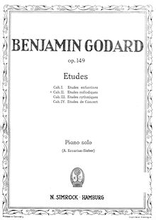 Partition Book 2 - Etudes Melodiques, Etudes, Op.149, Godard, Benjamin