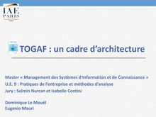 TOGAF : un cadre d’architecture