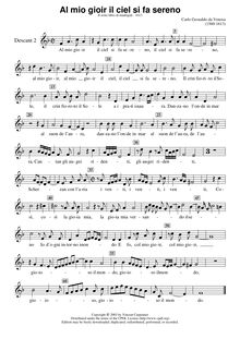 Partition Soprano 2 (Descant enregistrement  2), madrigaux, Book 6 par Carlo Gesualdo