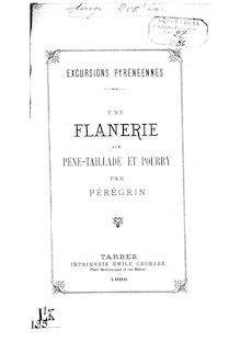 Excursions pyrénéennes : une flânerie aux Pène-Taillade et Pourry / par Pérégrin