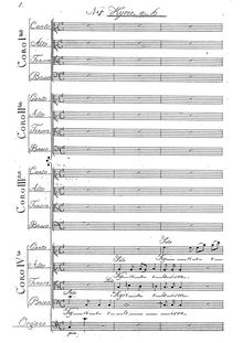 Partition , Kyrie eleison I, Missa à 16 voci en Quattro Cori, C major