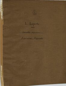 Partition couverture couleur, Intermède-pizzicato, Laporte, Louis
