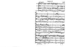 Partition complète, corde quatuor, Op.5 No.4, D major, Richter, Franz Xaver