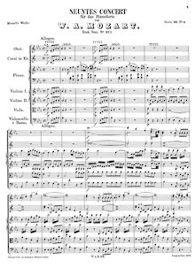 Partition , Allegro, Andantino, Piano Concerto No.9, Jenamy Concerto ; Jeunehomme Concerto