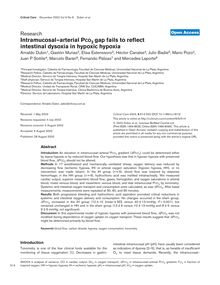 Intramucosal–arterial PCO2 gap fails to reflect intestinal dysoxia in hypoxic hypoxia