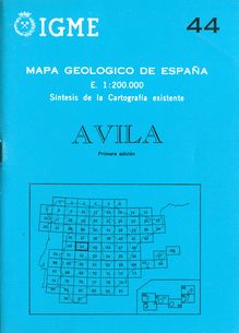 Ávila: mapa geológico de España E. 1:200.000 : síntesis de la cartografía existente