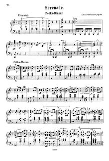 Partition complète (scan), Serenade, Op.66, Strauss, Eduard