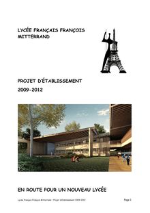 Projet d Etablissement - Lycée français François Mitterrand de Brasilia