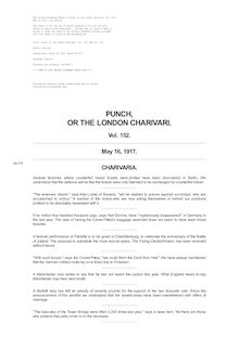Punch, or the London Charivari, Volume 152, May 16, 1917