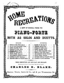Partition complète, Chiming Bells, Waltz, Blake, Charles Dupee par Charles Dupee Blake