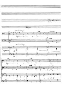 Partition complète, Missa voor 2 gelijke stemmen en orgel, Tinel, Jef