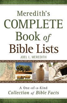 Meredith s Complete Book of Bible Lists