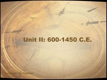 Unit II: 600-1450
