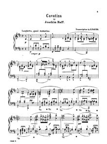 Partition de piano, 6 Morceaux, Raff, Joachim par Joachim Raff