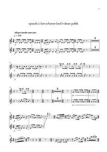 Partition violons I, Concerto pour violoncelle & Doublebass, WesenAuer, Peter par Peter WesenAuer