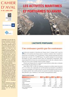 Les activités maritimes et portuaires du Havre