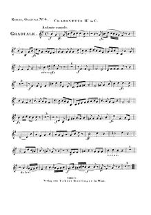 Partition clarinette 2, Graduale en tertia missa nativitatis: Viderunt omnes