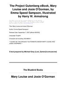 Mary Louise and Josie O Gorman