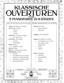 Partition Piano 2, Euryanthe, Grosse heroisch-romantische Oper in drei Akten