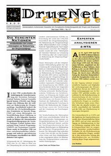 Drug Net Europe Mai-Juni 1999 · Nr. 17. Zweimonatlich erscheinender Newsletter der europäischen Beobachtungsstelle für Drogen und Drogensucht