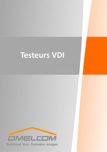 brochure testeurs et mesureurs VDI