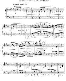 Partition complète, Scherzo No.2, Balakirev, Mily