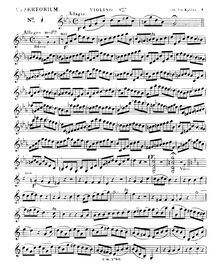 Partition violons I, Domine, si obervaveris iniquitates, Offertorium de tempore